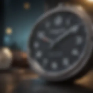 Clock Indicating Late Hours A clock displaying after business hours