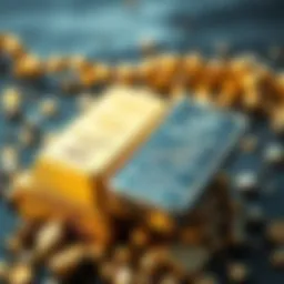 Illustration of gold and silver bars reflecting investment dynamics