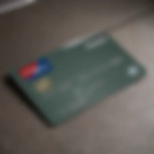 Visual representation of a Bank of America debit card