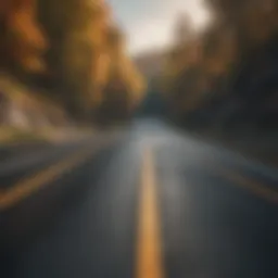 A scenic view of Pennsylvania roads representing auto travel
