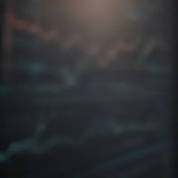 A financial chart showcasing stock performance trends