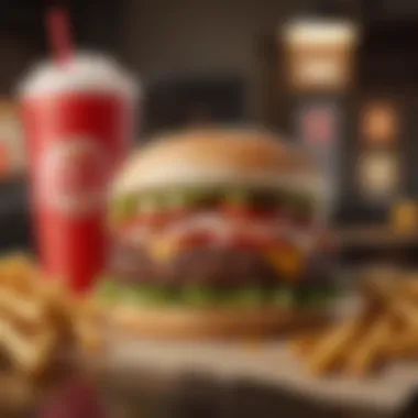 Delicious Burger King Whopper set with fries and drink