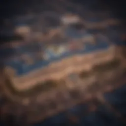 Aerial view of MGM Resorts showcasing its iconic architecture