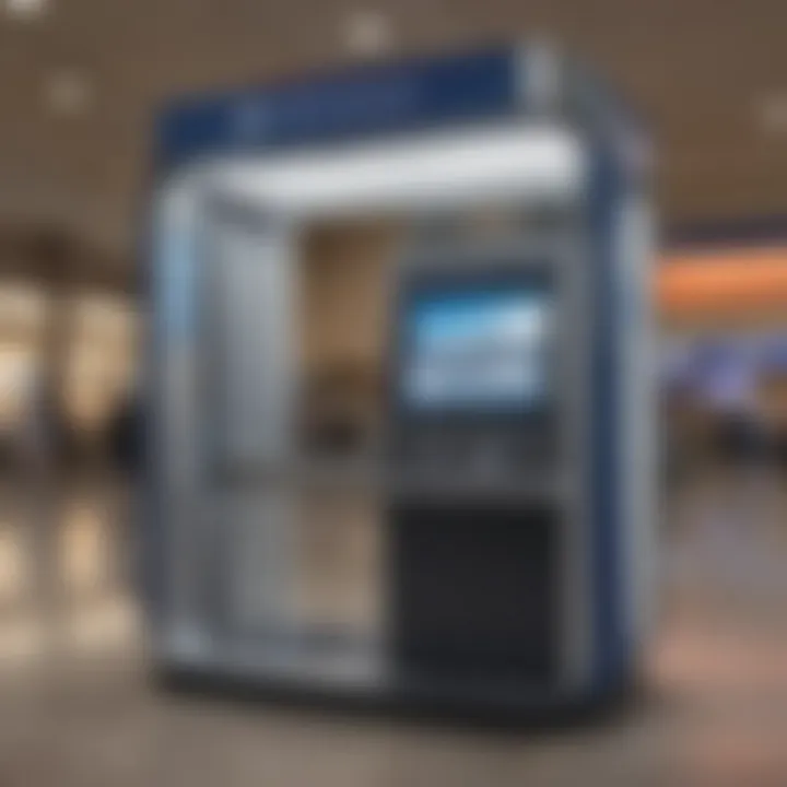 Global Entry kiosk at airport for expedited entry