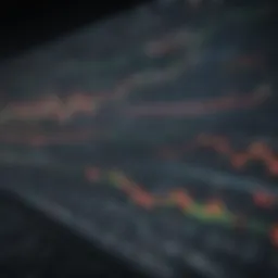 Graph illustrating market trends and fluctuations