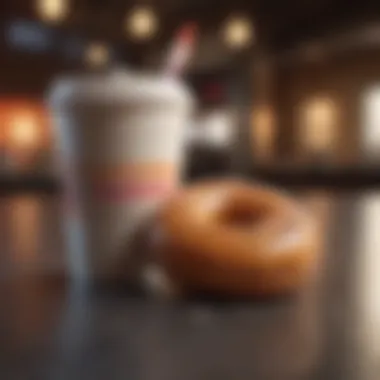 A historical photograph depicting the evolution of the Dunkin brand.