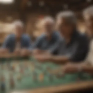 Group of friends enjoying leisure activities