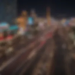 Stunning view of the Las Vegas Strip at night