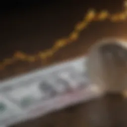 Graph showing Euro to Dollar exchange rate trends