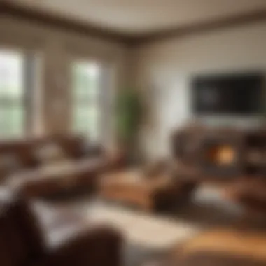 Financial Comfort in Your Home A cozy home interior symbolizing financial comfort and security