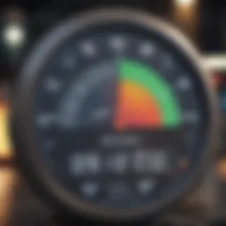 A visual representation of customer satisfaction metrics