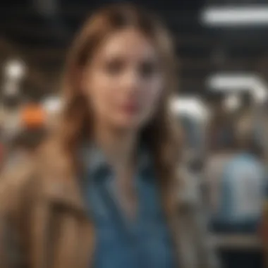 Sustainability in Second-Hand Fashion An eco-friendly symbol representing sustainability in fashion