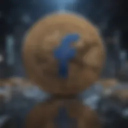 Conceptual representation of Facebook's cryptocurrency