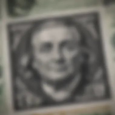 A close-up view of a forever stamp with a dollar sign indicating its investment potential