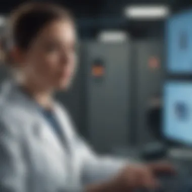 Security Features of HIPAA-Compliant Telehealth Platforms A secure telehealth platform showcasing patient data protection features.
