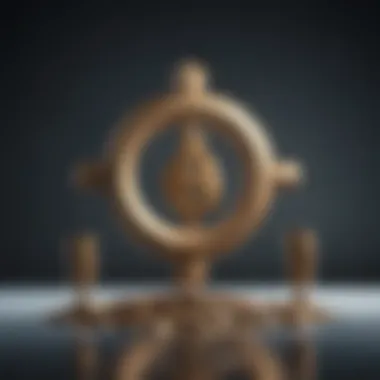 Symbol of Financial Harmony Symbolic illustration of financial harmony