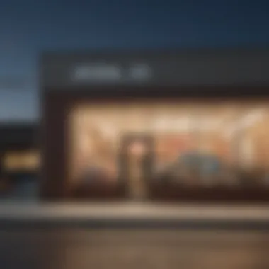 Kohl's Storefront at Varying Hours Storefront of Kohl's during variable operation hours