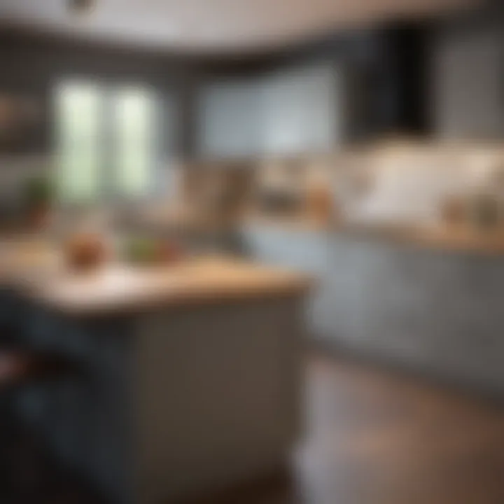 Before and after comparison of a kitchen upgrade with new appliances