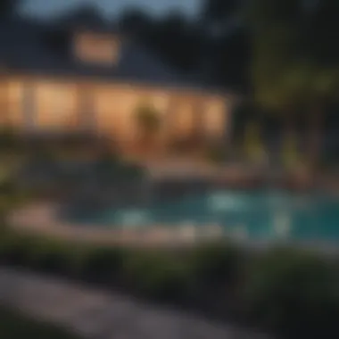 Stunning Outdoor Enhancements Beautifully landscaped backyard showcasing outdoor improvements