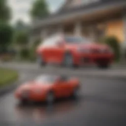A detailed infographic illustrating the key differences between car and home insurance policies.
