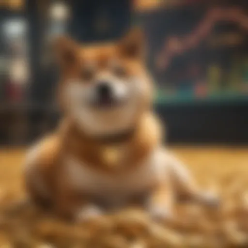 Graph illustrating the market trends of Shiba Inu cryptocurrency.