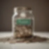 A conceptual illustration of a savings jar filled with coins, symbolizing homeownership savings goals.