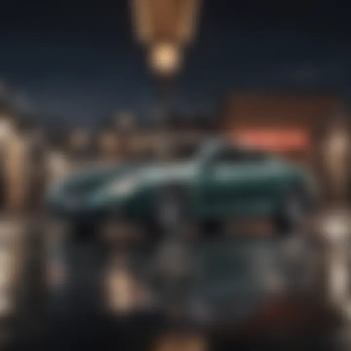 Timely luxury car purchase with a calendar showcasing ideal dates