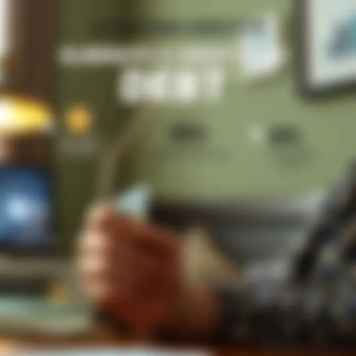 Infographic on the emotional impact of credit card debt