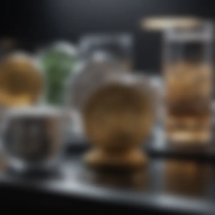 A diversified investment portfolio displayed visually