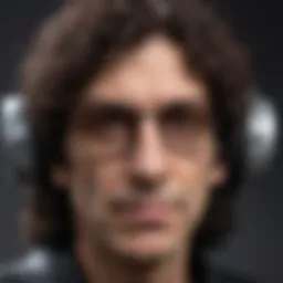 Howard Stern during a live broadcast on XM Radio