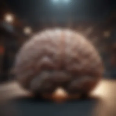 A conceptual image depicting the brain's response to anger while gaming