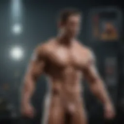 A detailed graphical representation of tonal review metrics in bodybuilding.