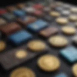 Illustration of various types of cryptocurrency wallets