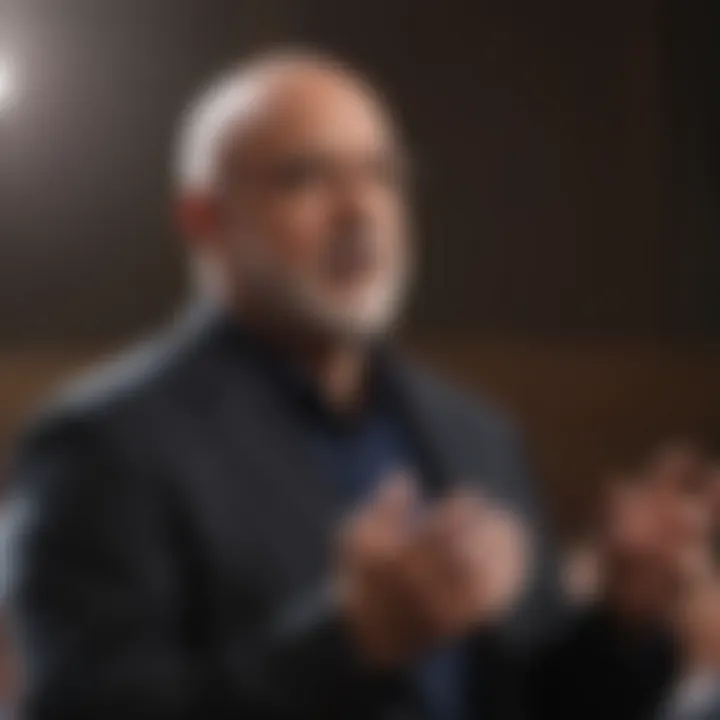 Dave Ramsey speaking at a financial seminar