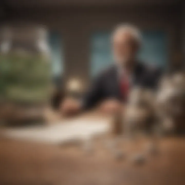 Visual representation of tax benefits associated with retirement savings