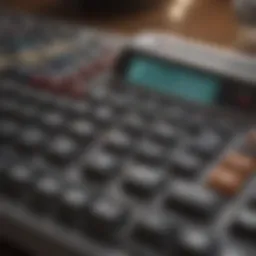 Stock value calculator interface showcasing various inputs