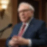 Warren Buffett speaking at Berkshire Hathaway Meeting